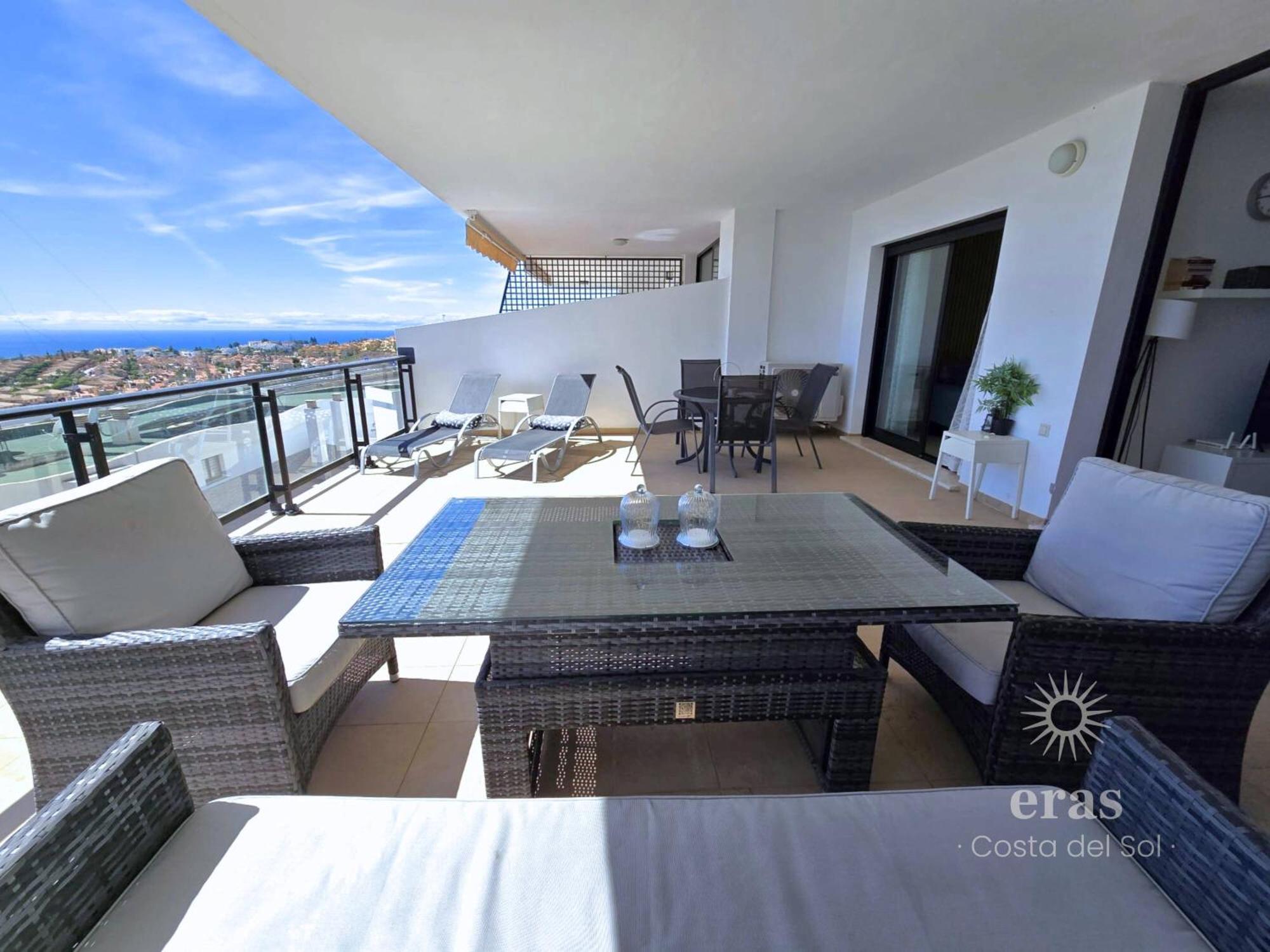 Beautiful View To The Sea Large Terrace And Swimming Pool A101 Apartment